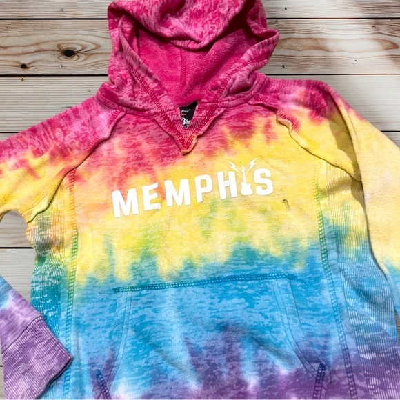 3/$25 Lansky Bros in Memphis tie dye super soft youth medium‎ hoodie - Picture 1 of 6